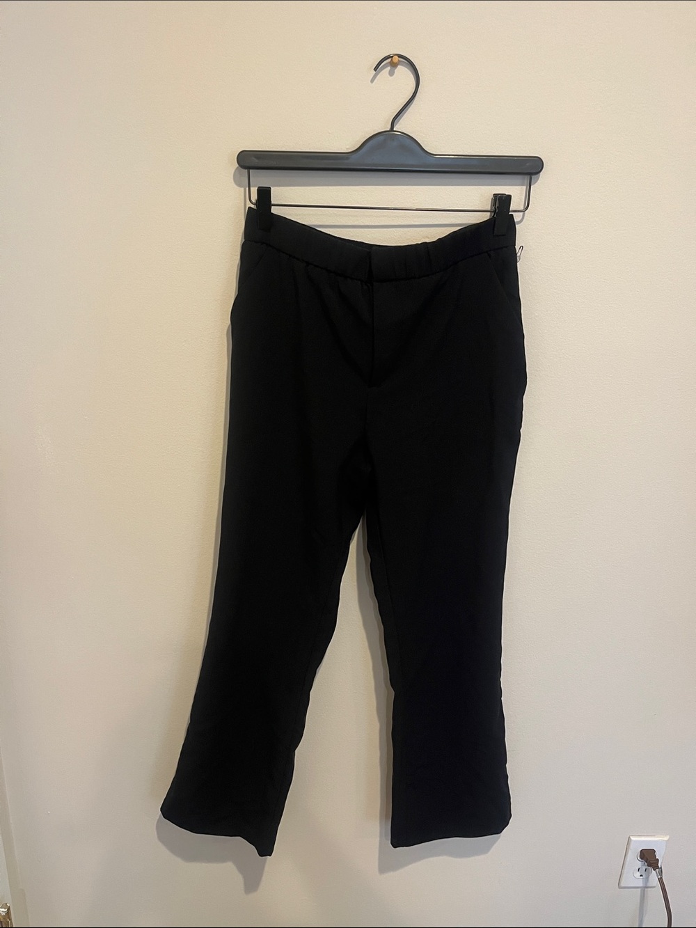 Women's Black Boot Cut Pants - Tailored Everyday Flare